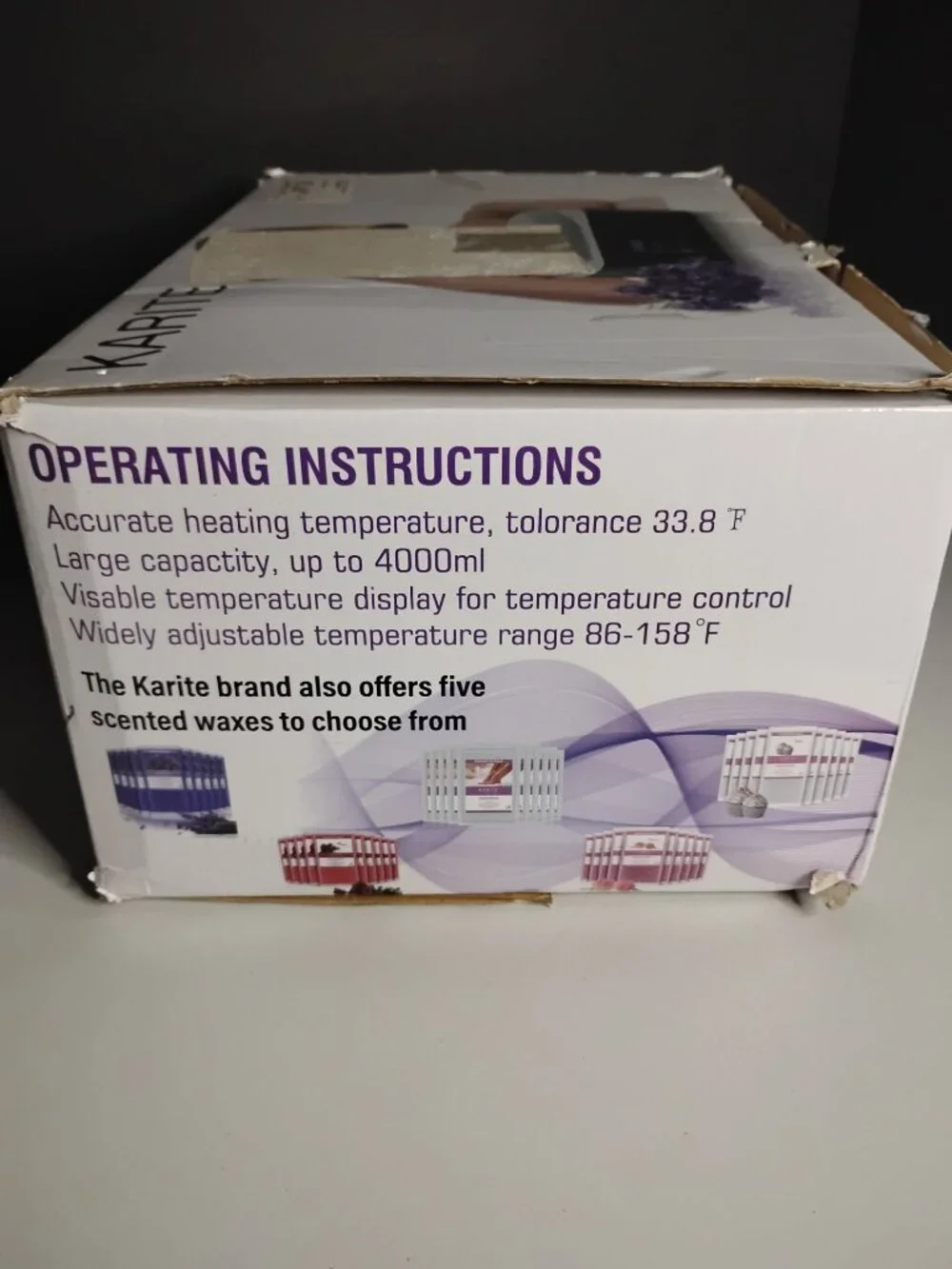 Karite Paraffin Wax Machine for Hand and Feet (No Wax) 4000ml